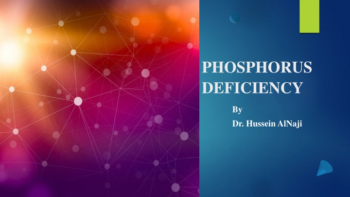 phosphorus deficiency