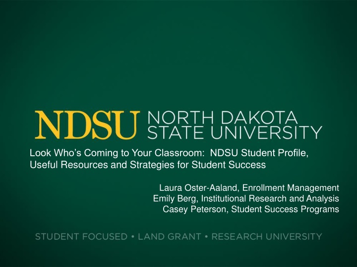 look who s coming to your classroom ndsu student
