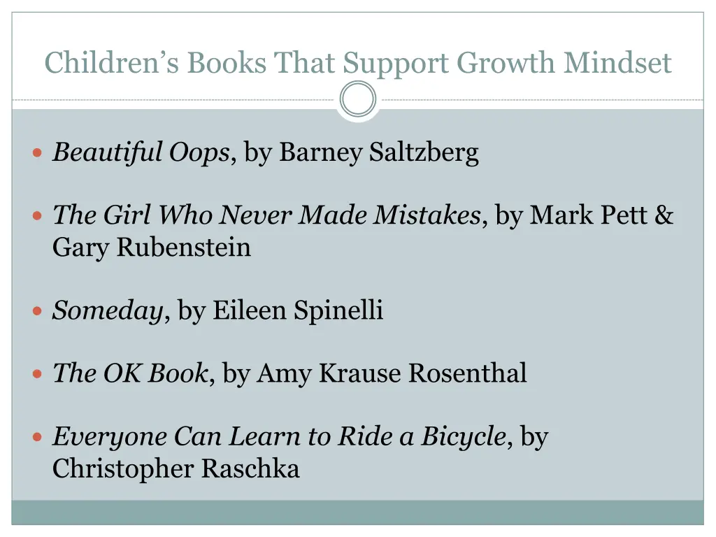 children s books that support growth mindset