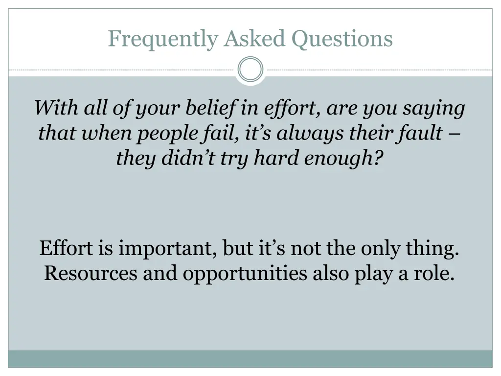 frequently asked questions