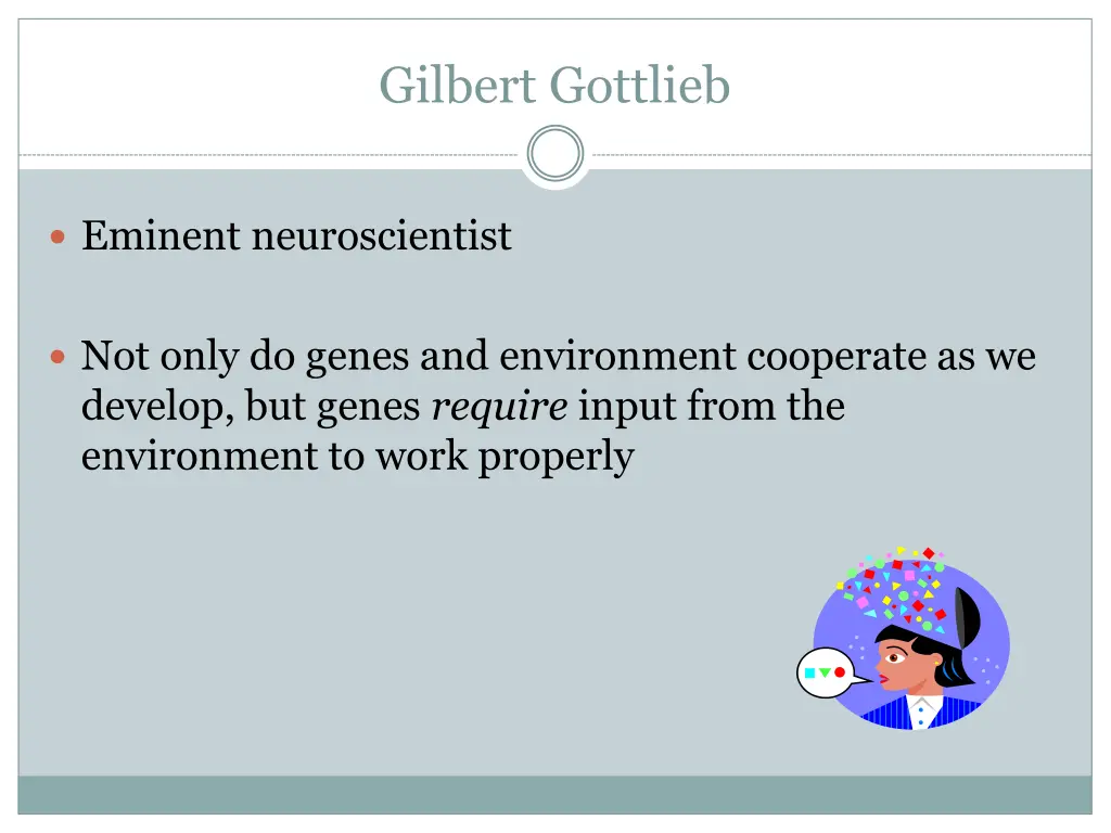 gilbert gottlieb