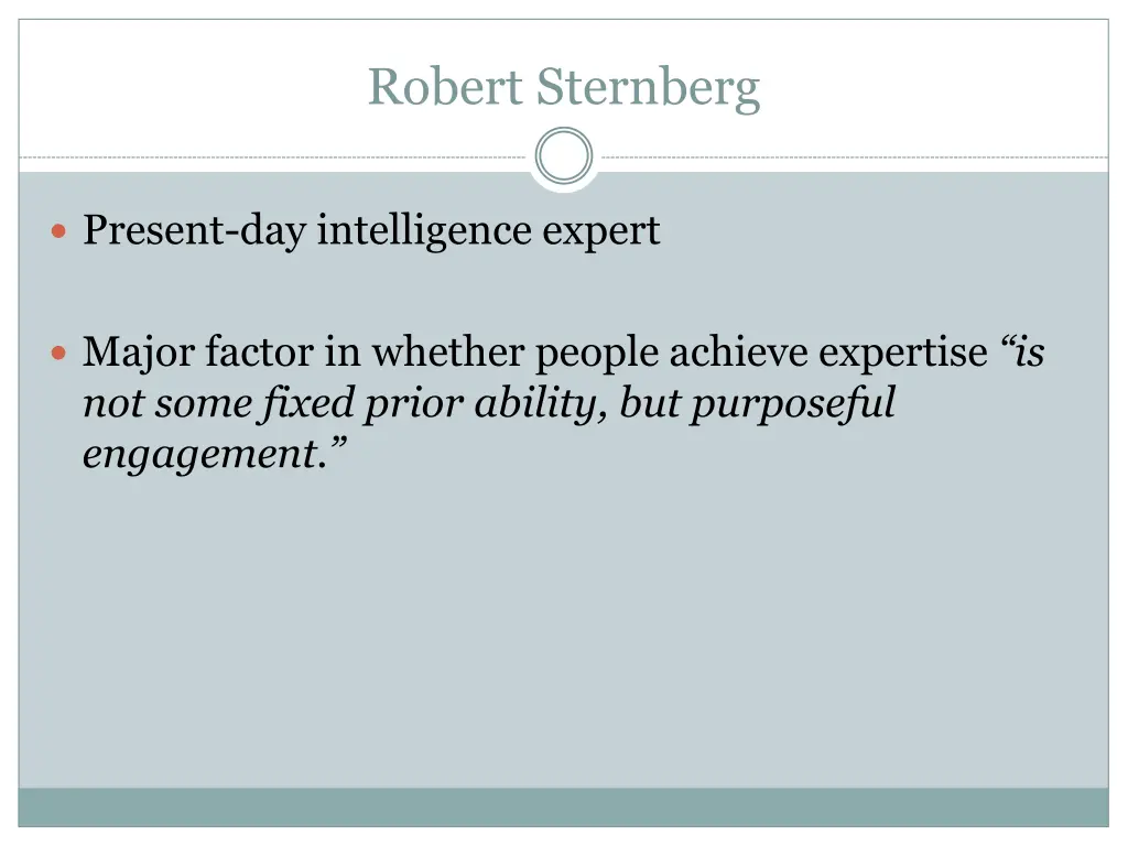 robert sternberg
