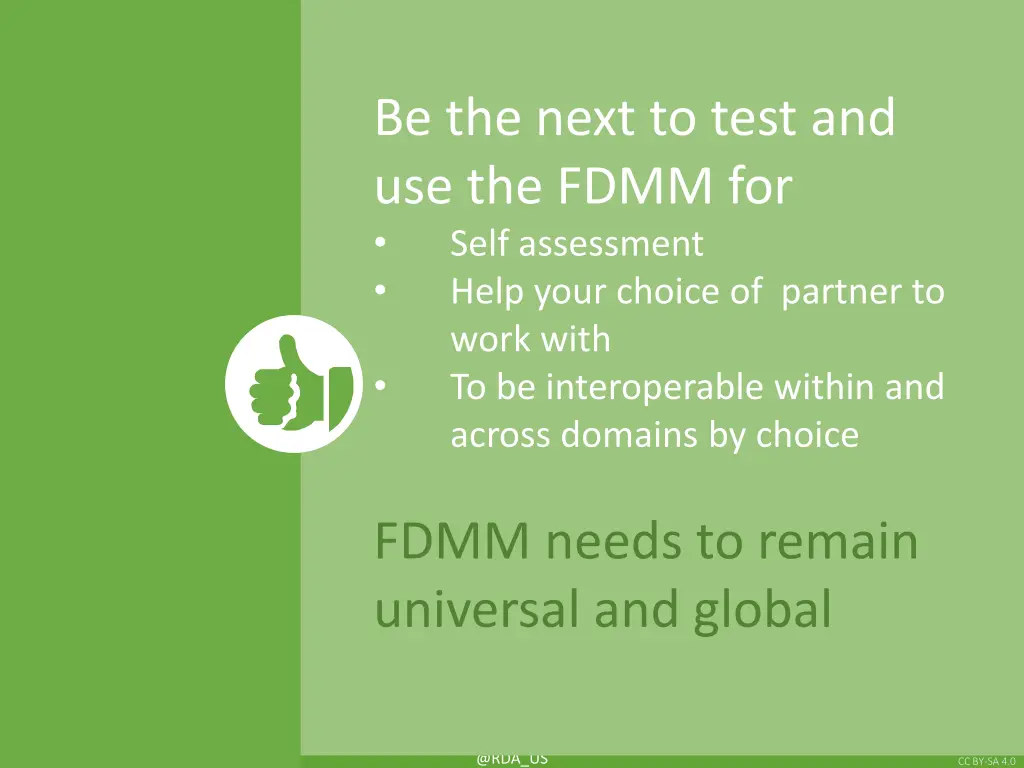 be the next to test and use the fdmm for self