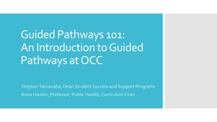 guided pathways 101 an introduction to guided
