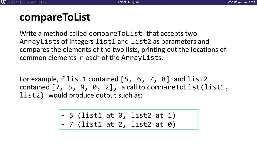 lec 02 arraylist 19