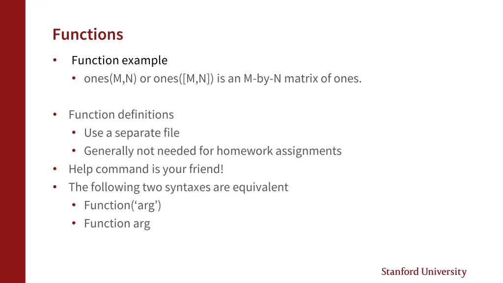 functions