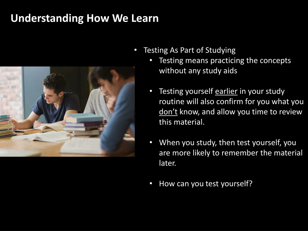 understanding how we learn 2