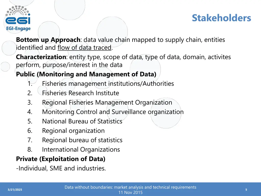 stakeholders