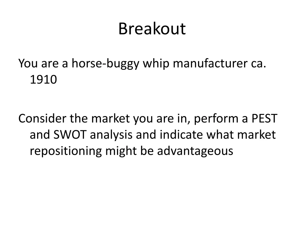 breakout