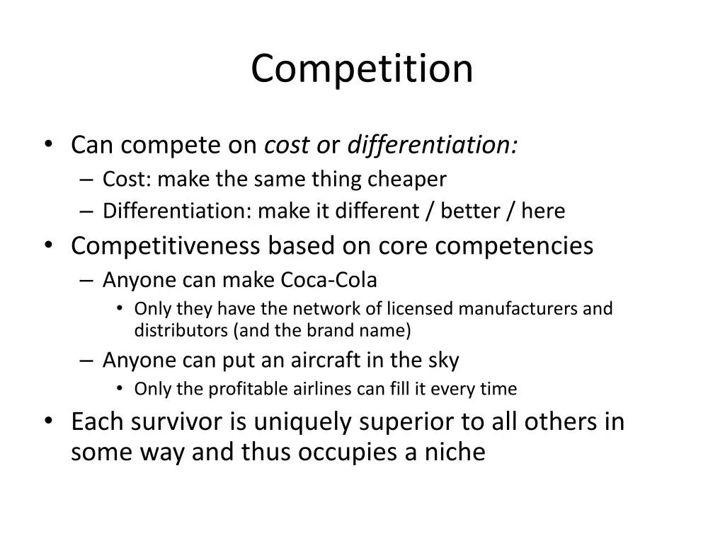 competition