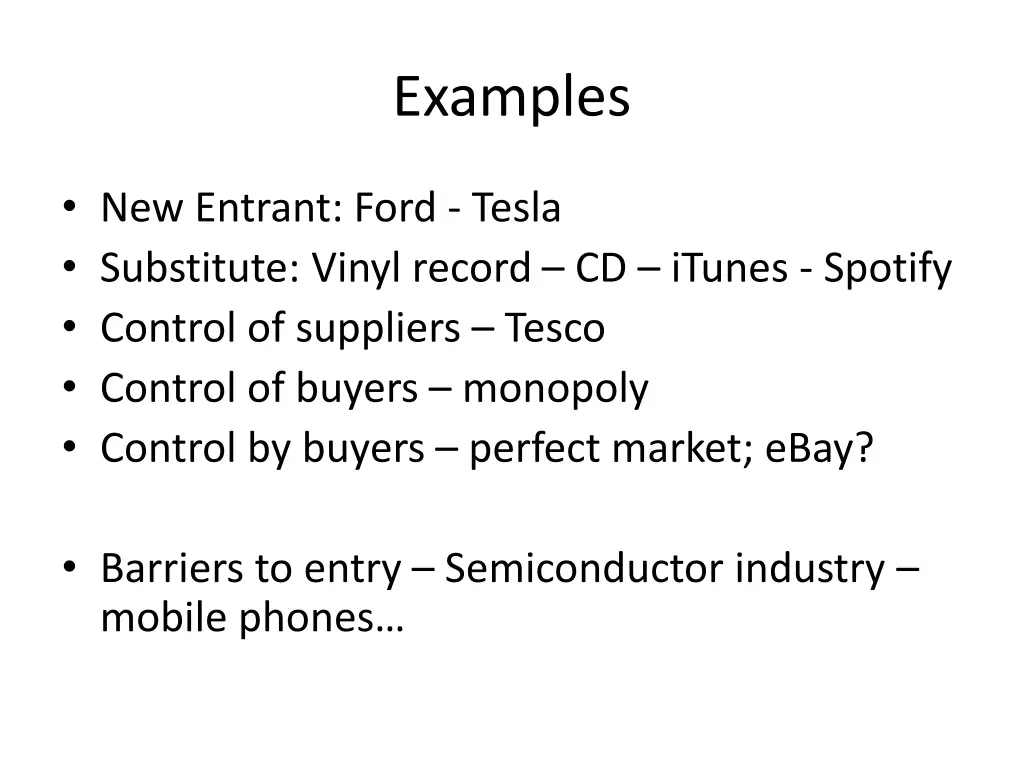 examples
