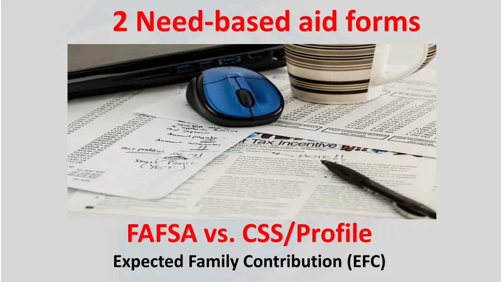 2 need based aid forms