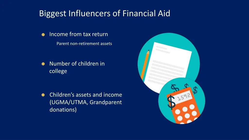 biggest influencers of financial aid