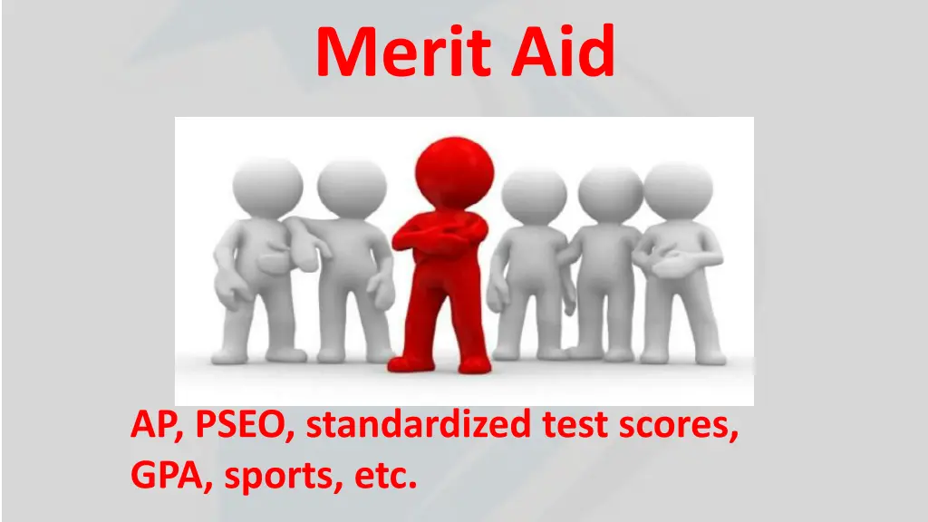merit aid