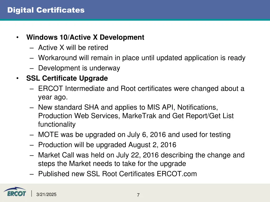 digital certificates