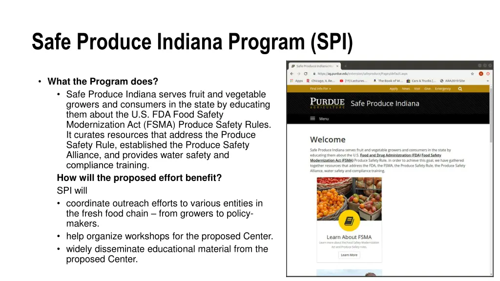 safe produce indiana program spi