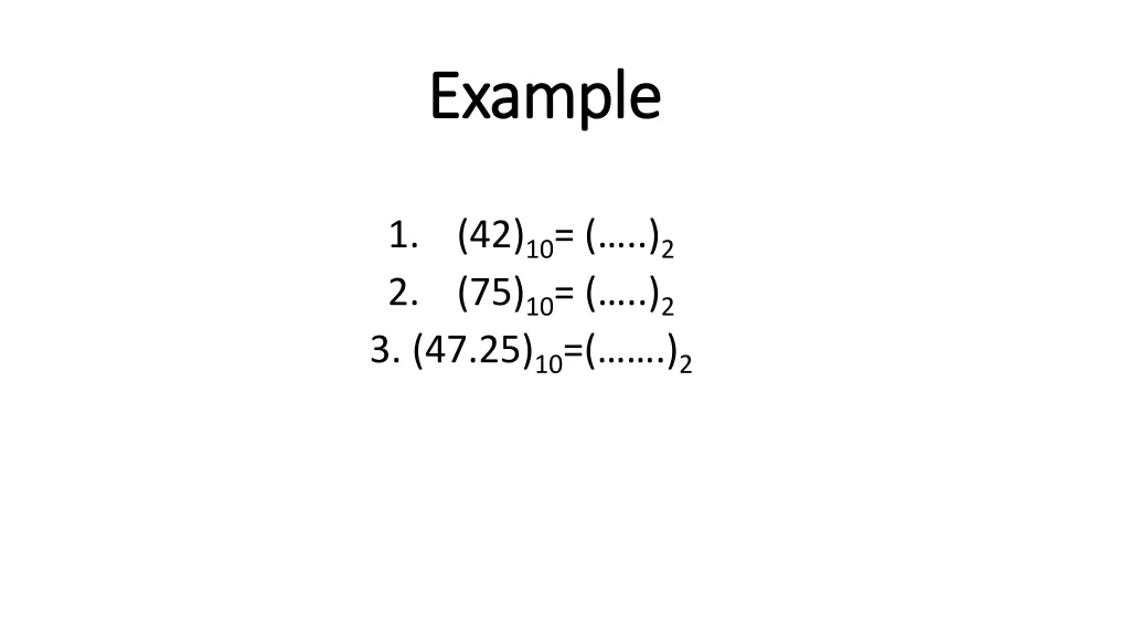 example example 1