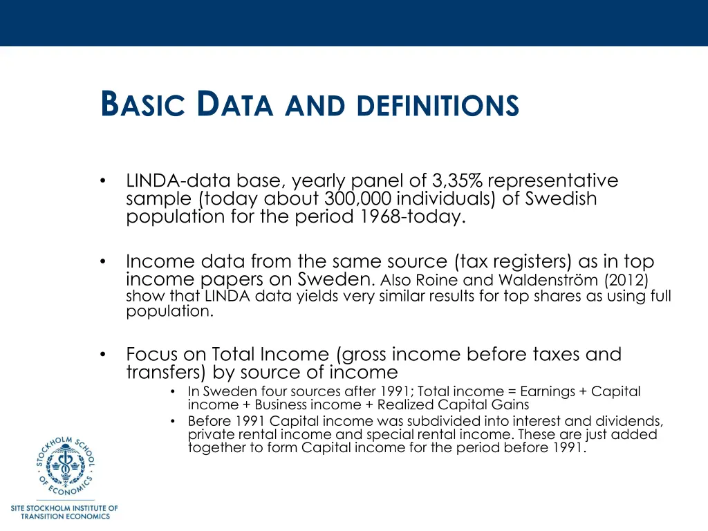 b asic d ata and definitions
