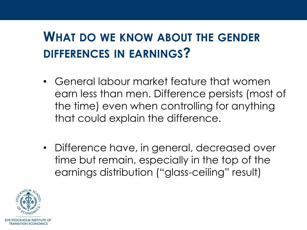 w hat do we know about the gender differences