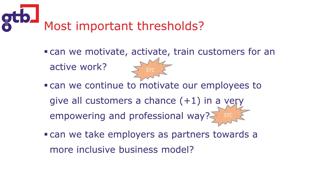 most important thresholds