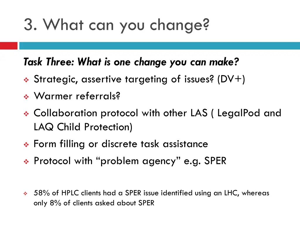 3 what can you change 3