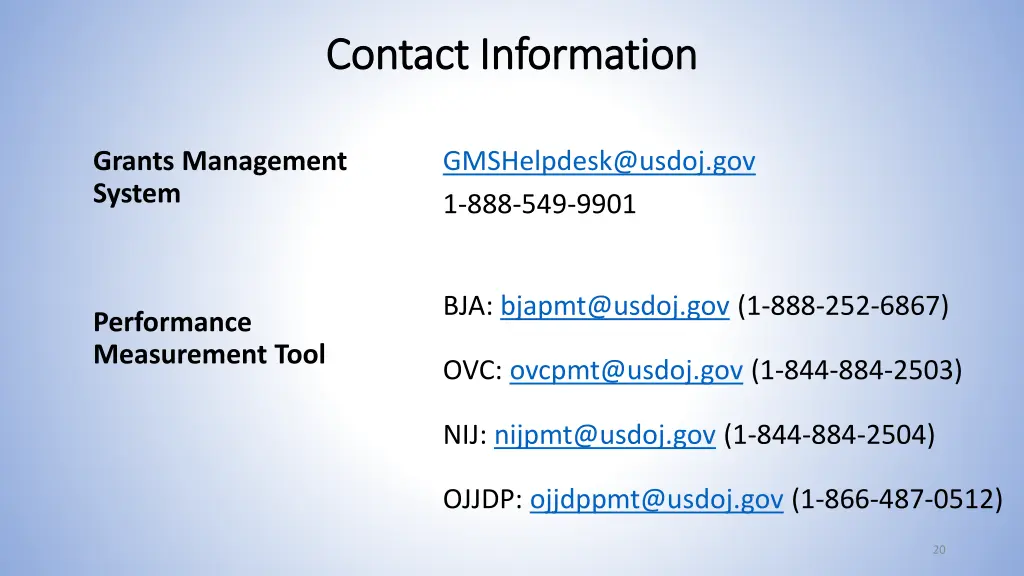 contact information contact information