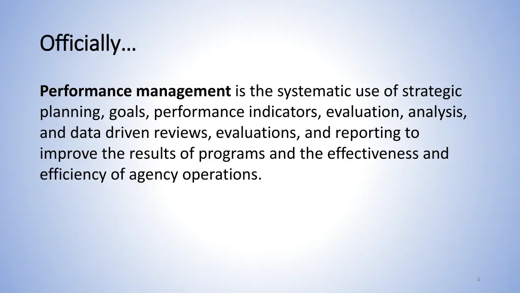 officially officially