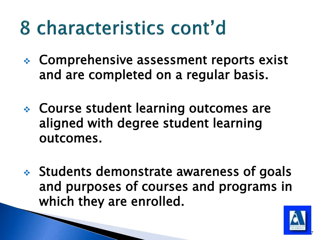 comprehensive assessment reports exist
