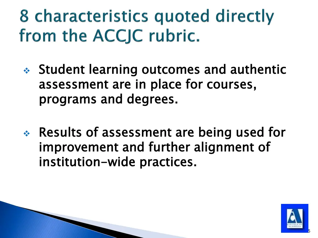 student learning outcomes and authentic