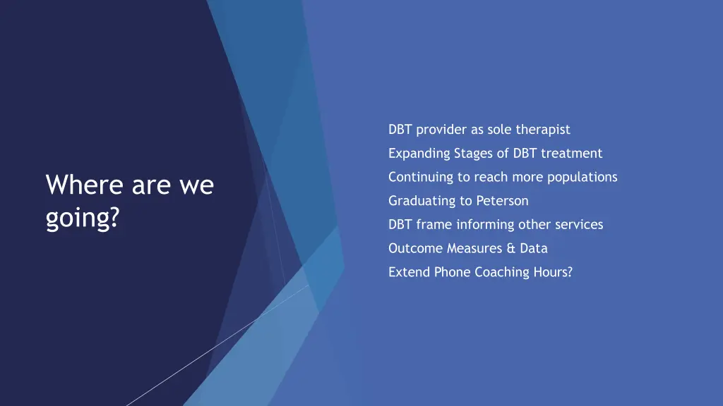dbt provider as sole therapist