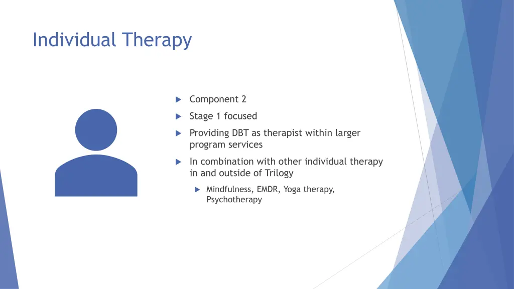 individual therapy