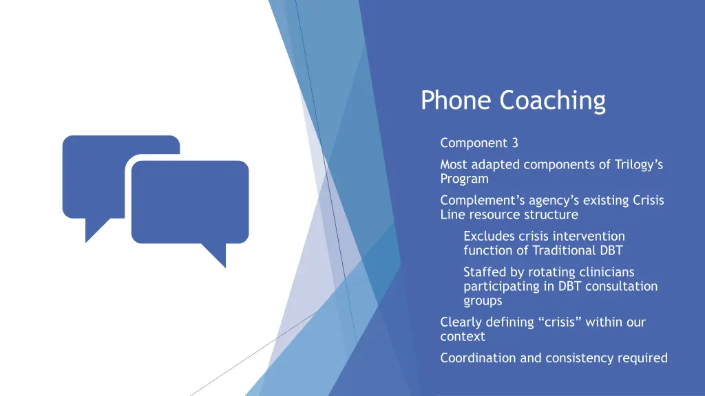 phone coaching