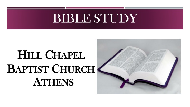 bible study