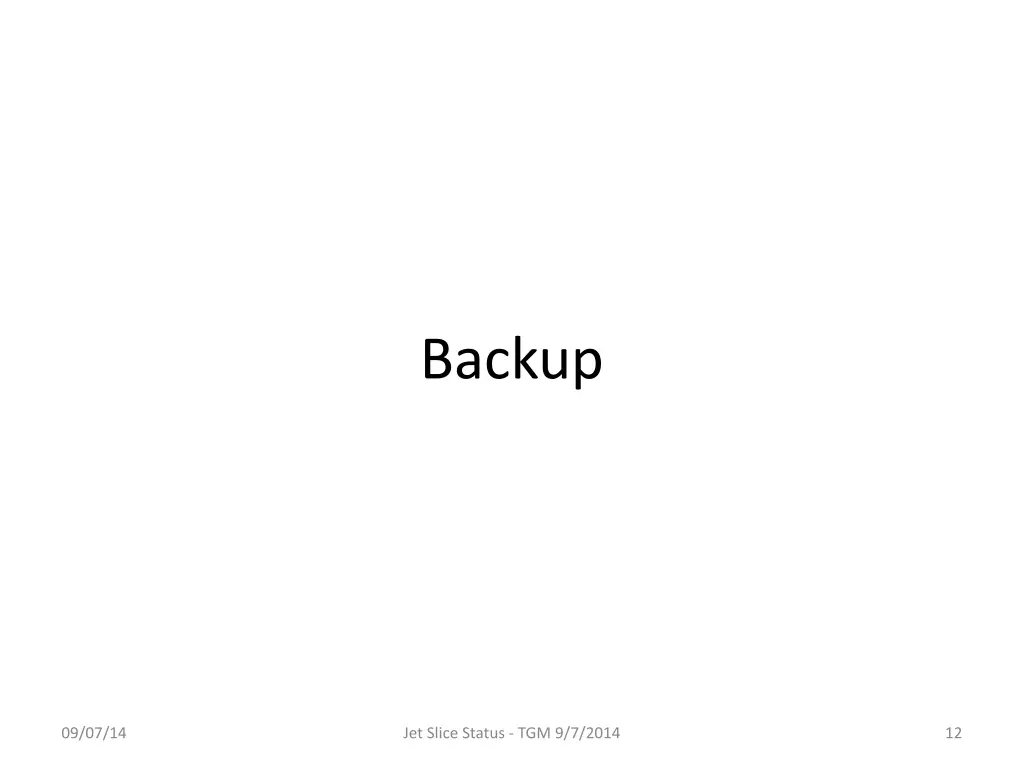 backup