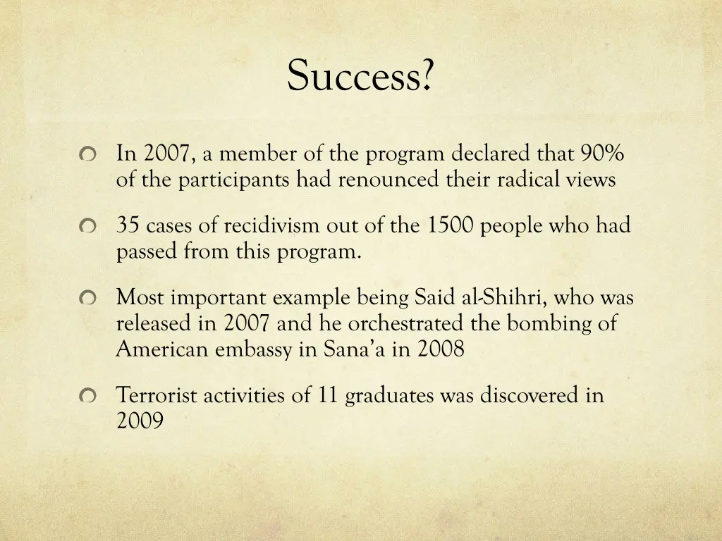 success