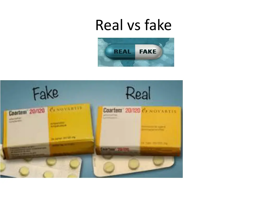 real vs fake