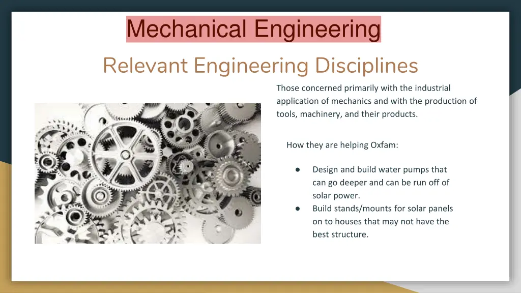 mechanical engineering