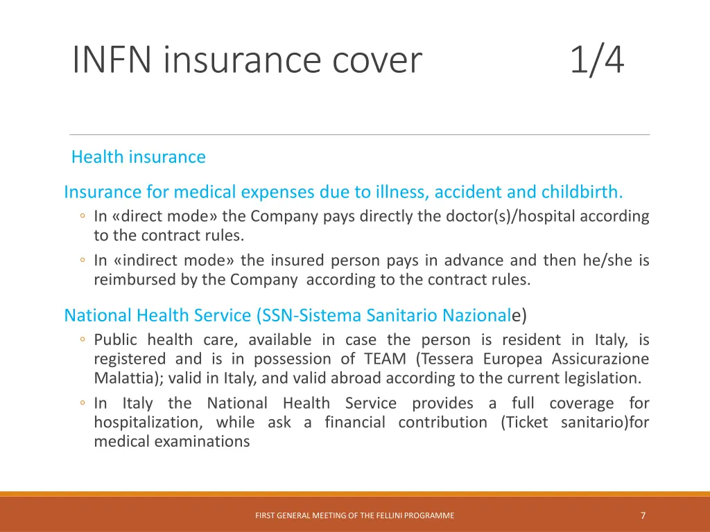 infn insurance cover 1 4