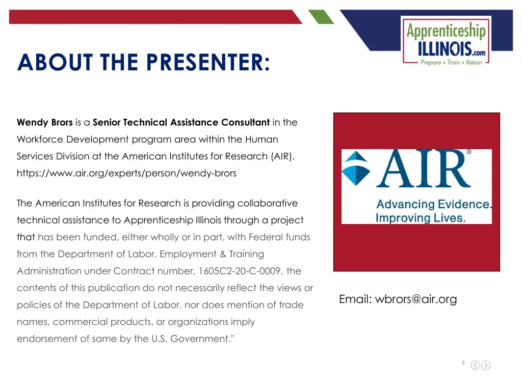 about the presenter