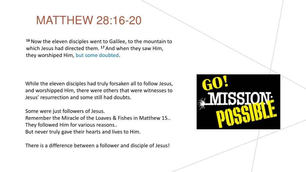 matthew 28 16 20 2