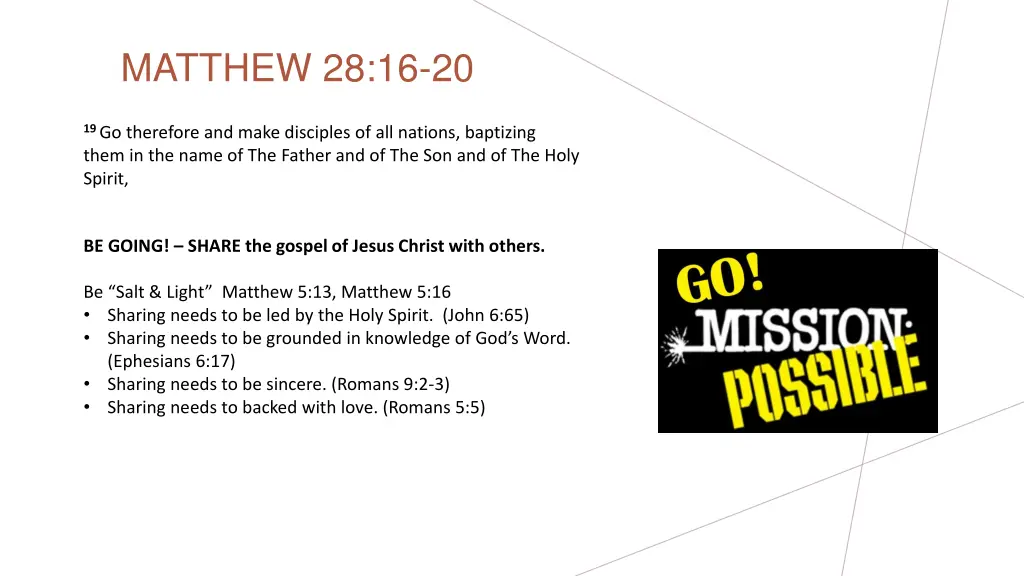 matthew 28 16 20 6