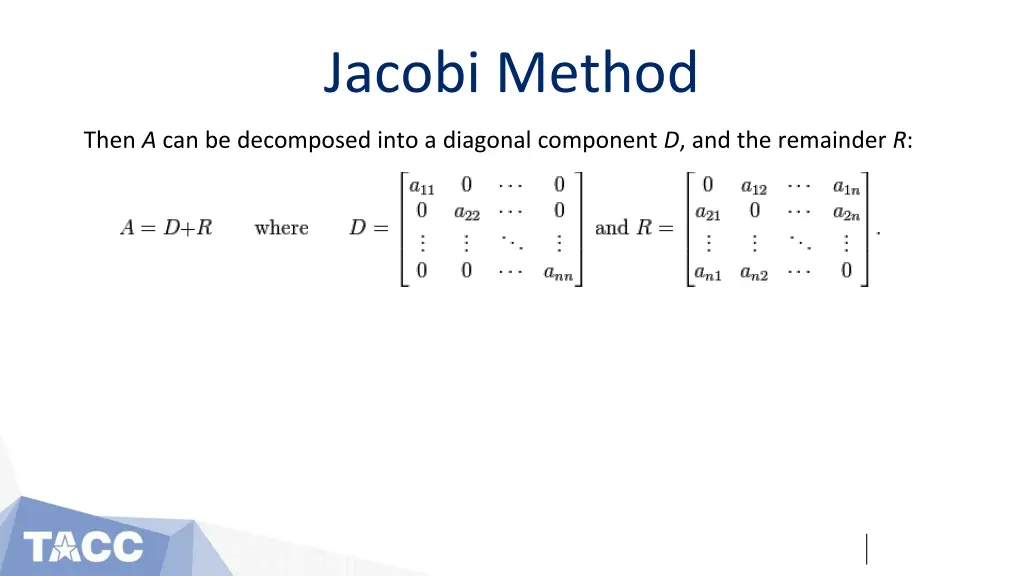 jacobi method 1