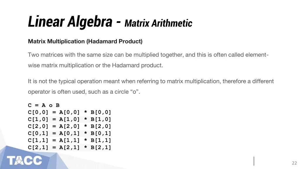 linear algebra matrix arithmetic 2