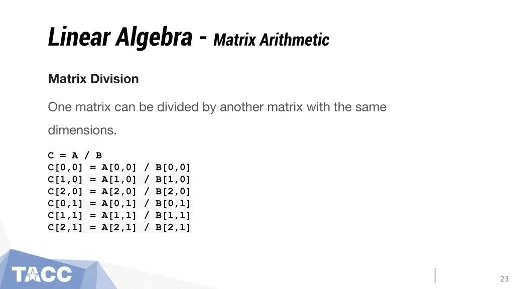 linear algebra matrix arithmetic 3