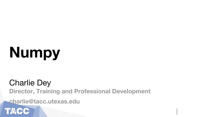 numpy