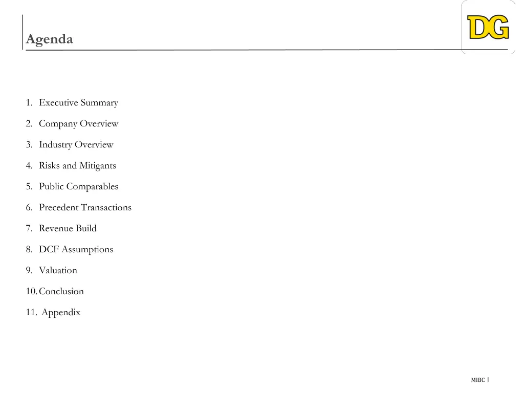 agenda