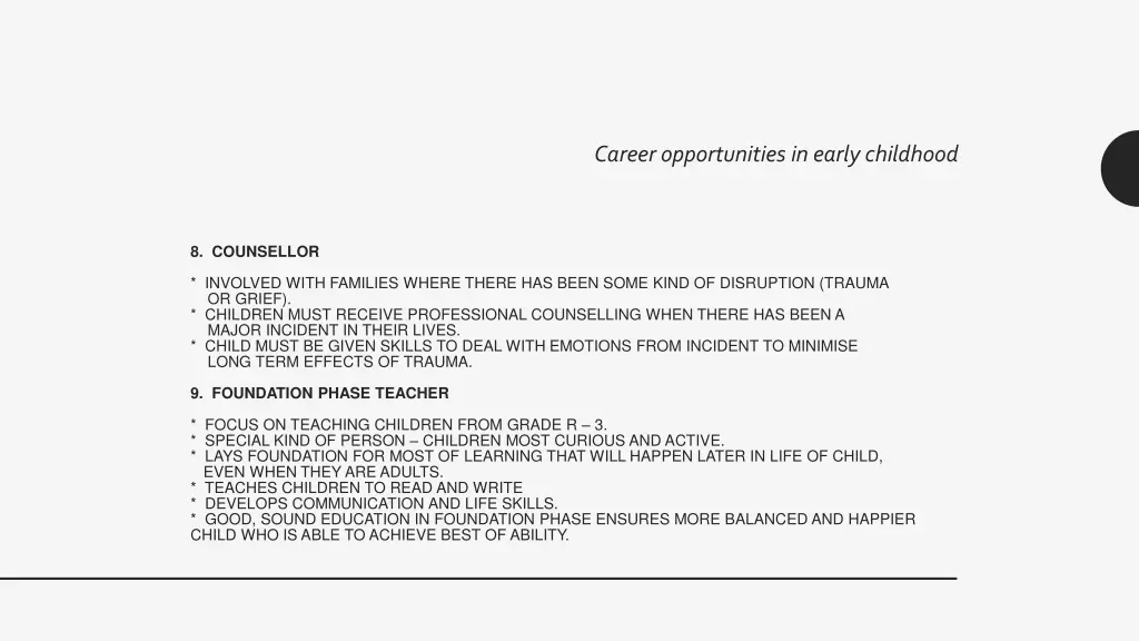 career opportunities in early childhood 5