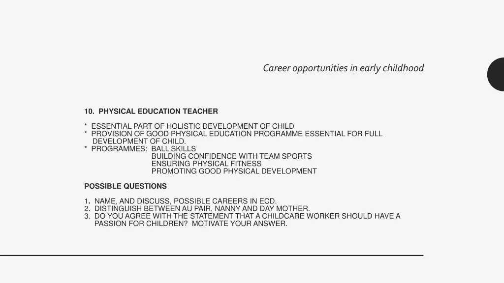 career opportunities in early childhood 6