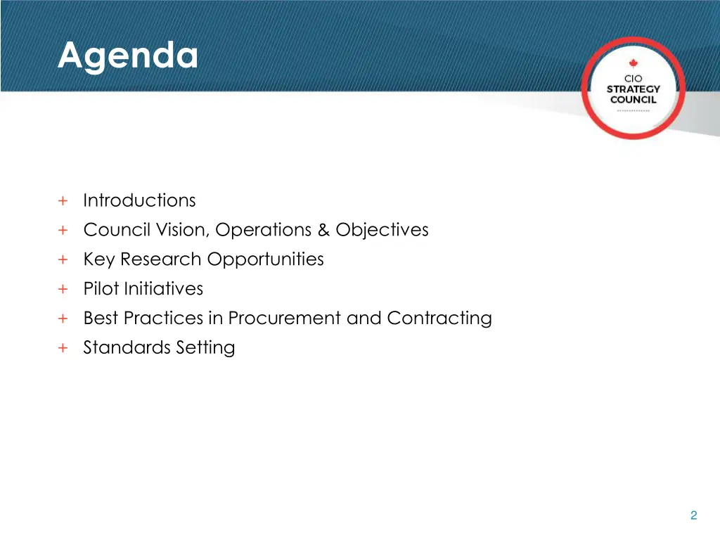 agenda