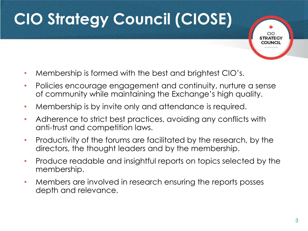 cio strategy council ciose
